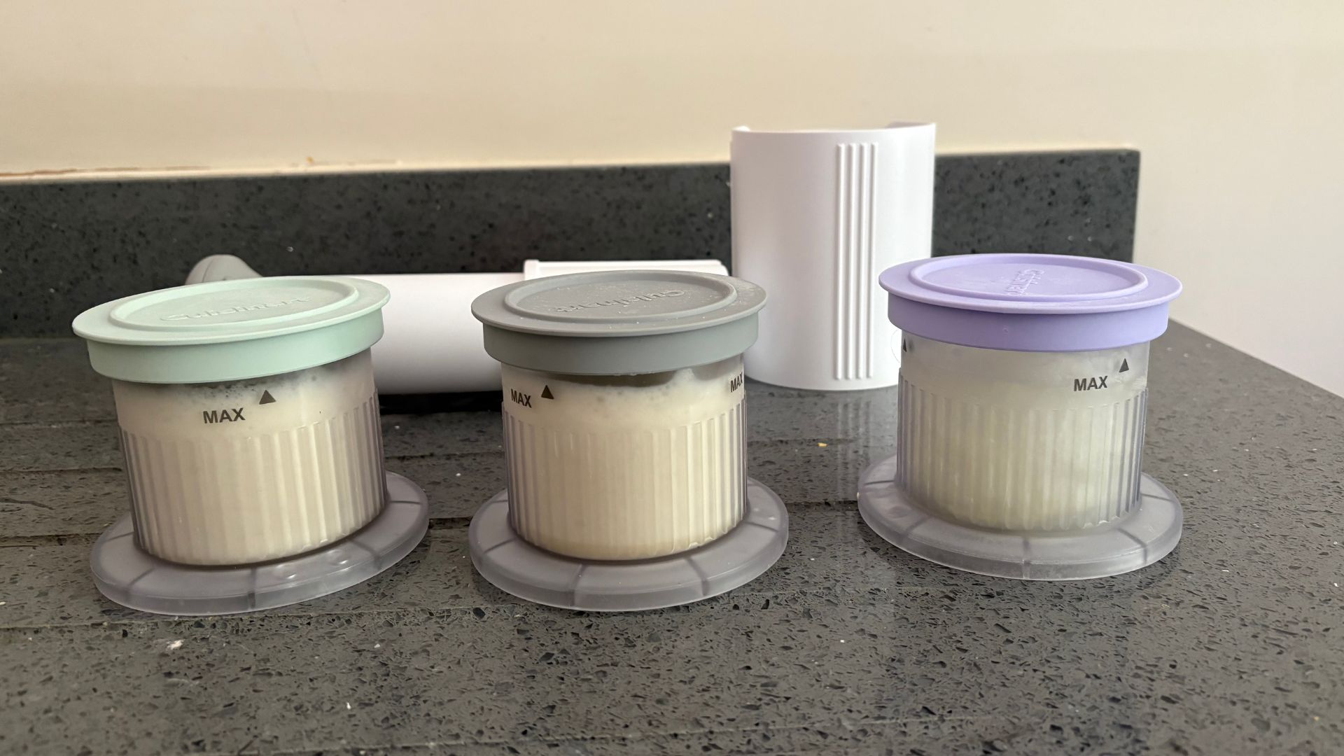 Cuisinart Freeze Wand Ice Cream Maker with frozen pots