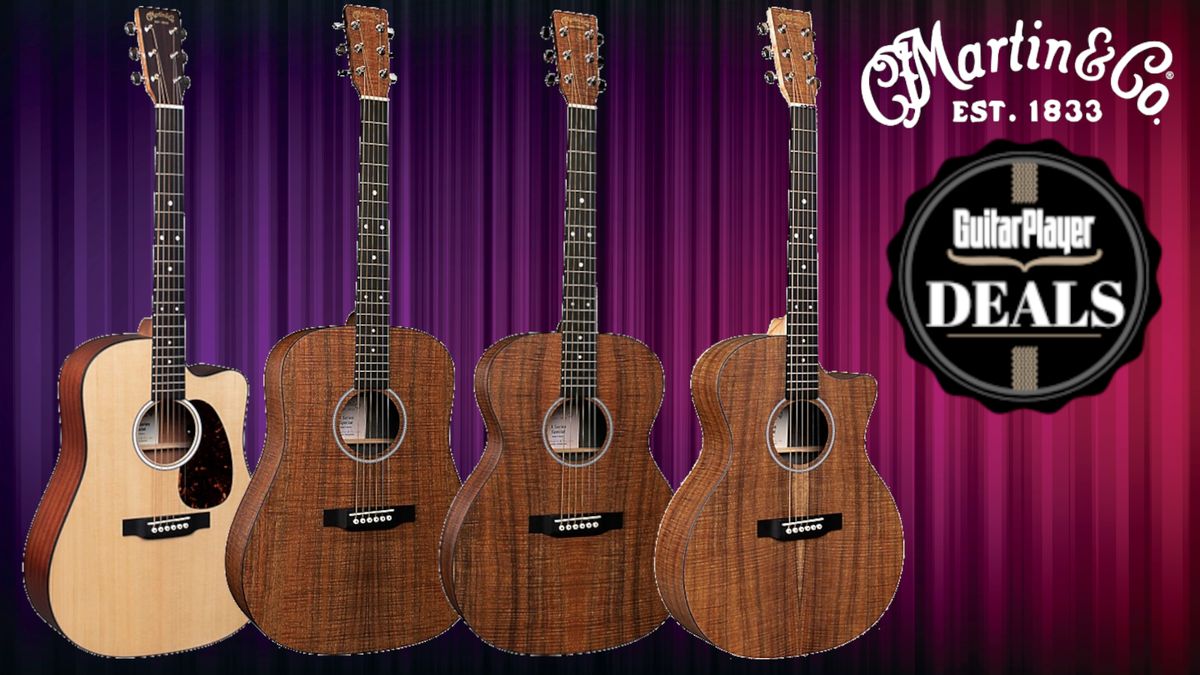 Martin Special Dreadnought Cutaway 11E Road Series, Special Dreadnought All-HPL, Special 000 All-HPL and GPC Special Koa X Series Grand Performance acoustic guitars