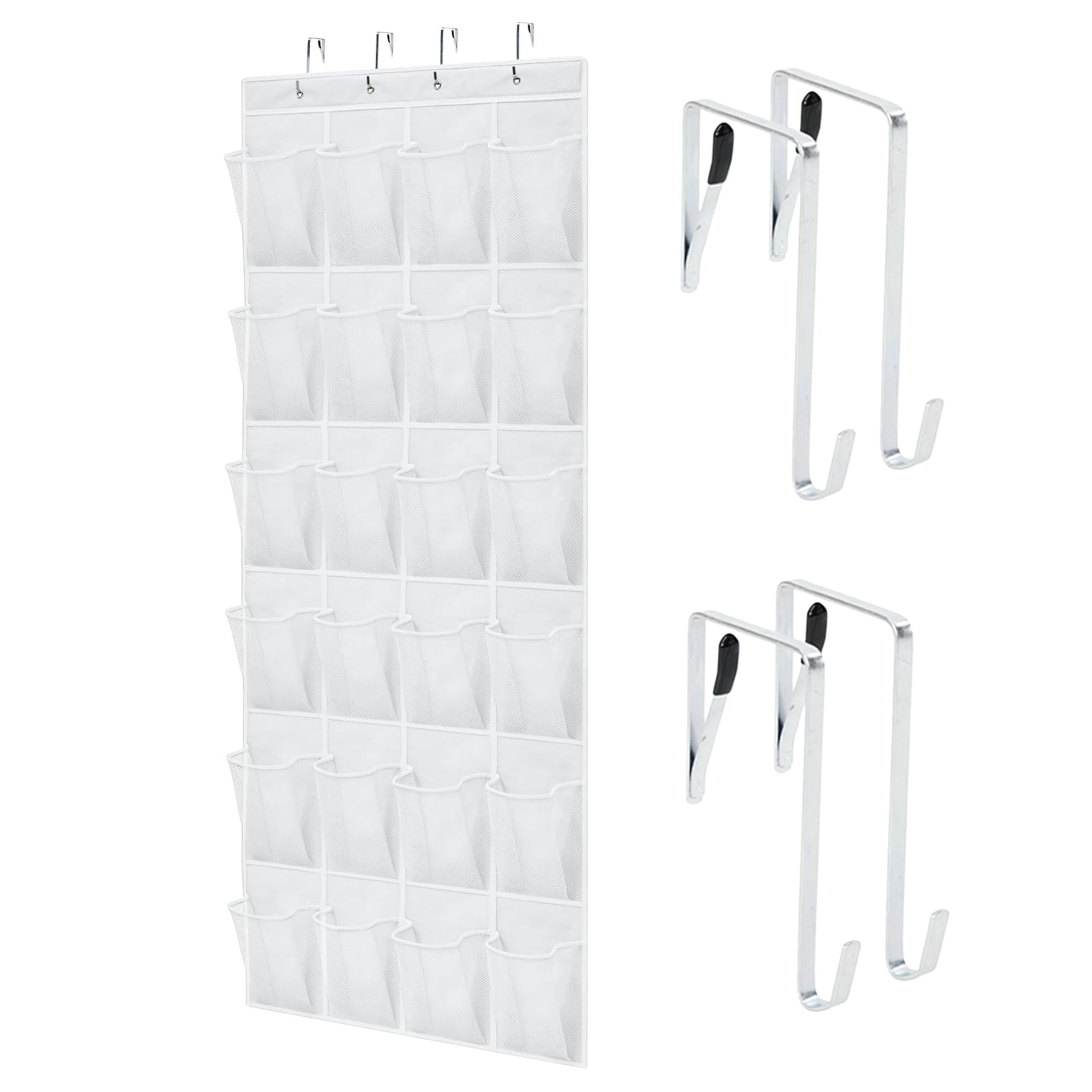 Gorilla Grip Over the Door Shoe Organizer, Holds 40 Lbs