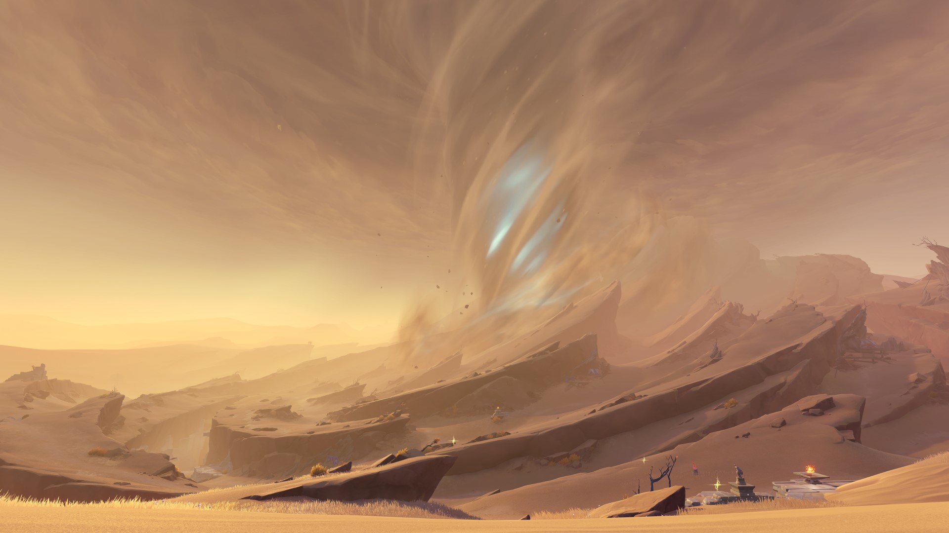 Genshin Impact 3.4 - the sandstorm in the desert