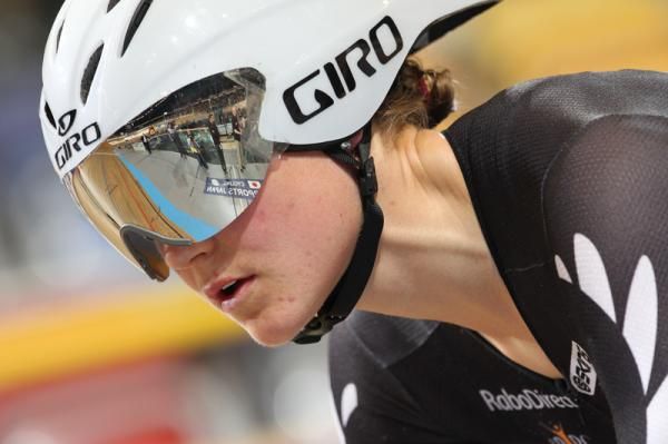 Jaime Nielsen ready for the individual pursuit.
