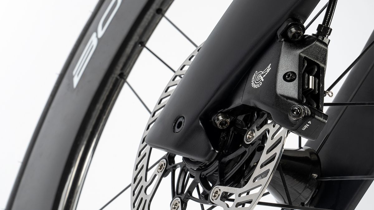 Colnago TT1 detail image on white background