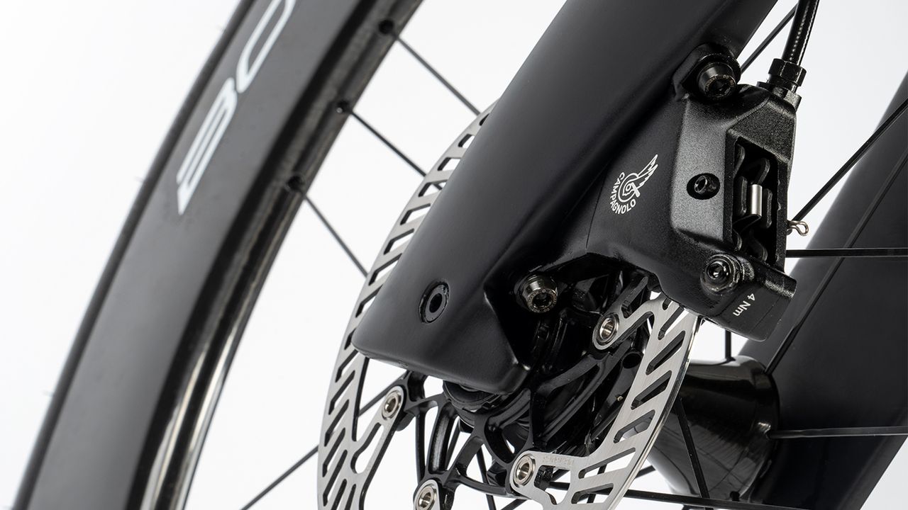 Colnago TT1 detail image on white background
