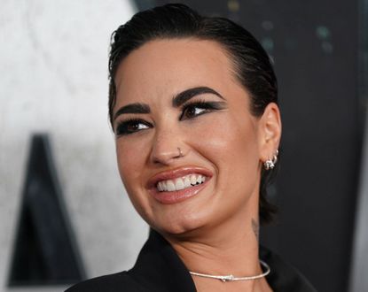 Demi Lovato at the Scream 6 premiere