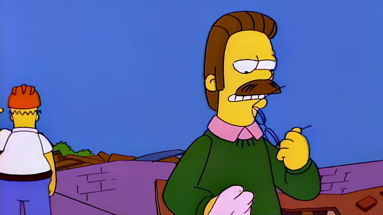 Ned Flanders es travieso