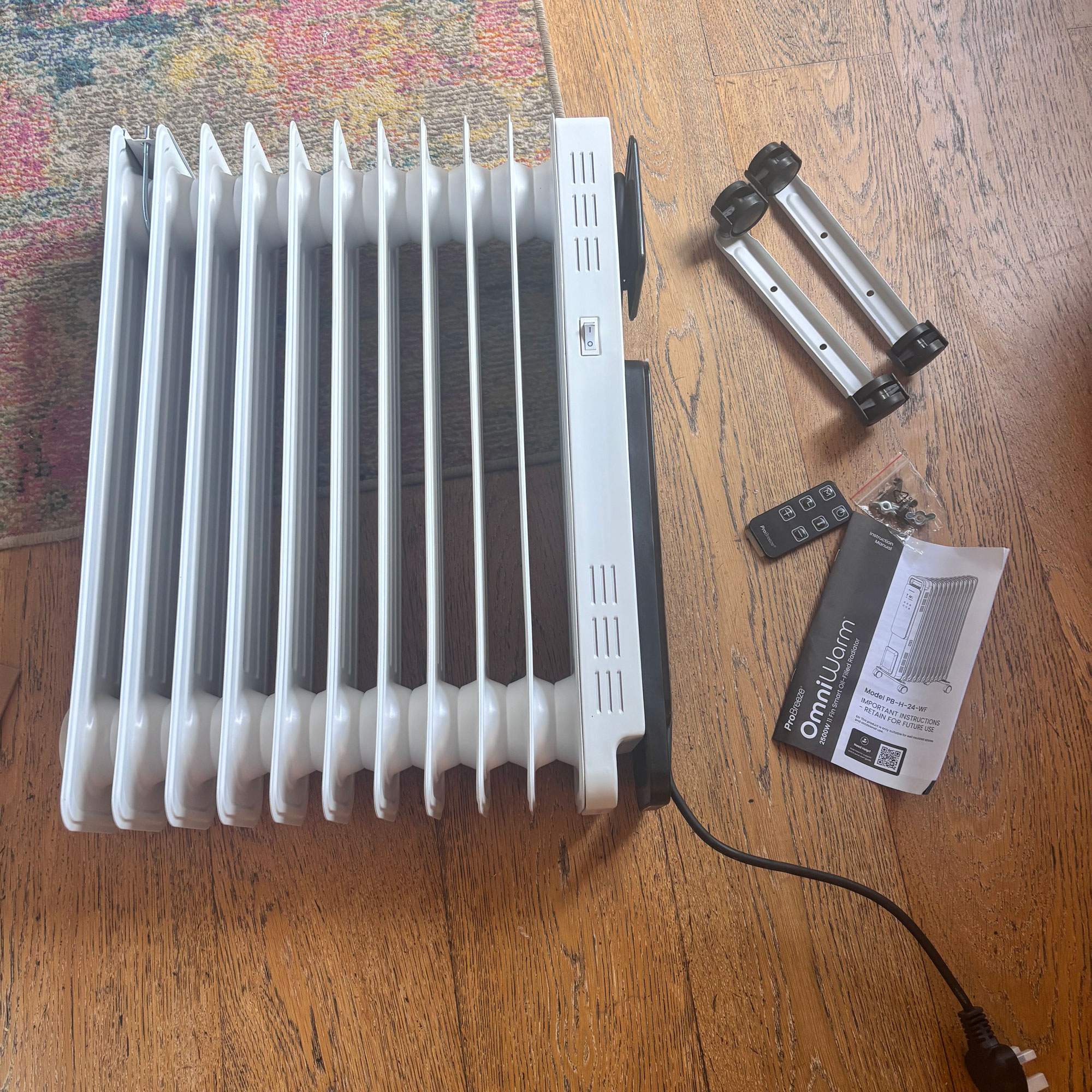 probreeze oil-filled radiator unboxed