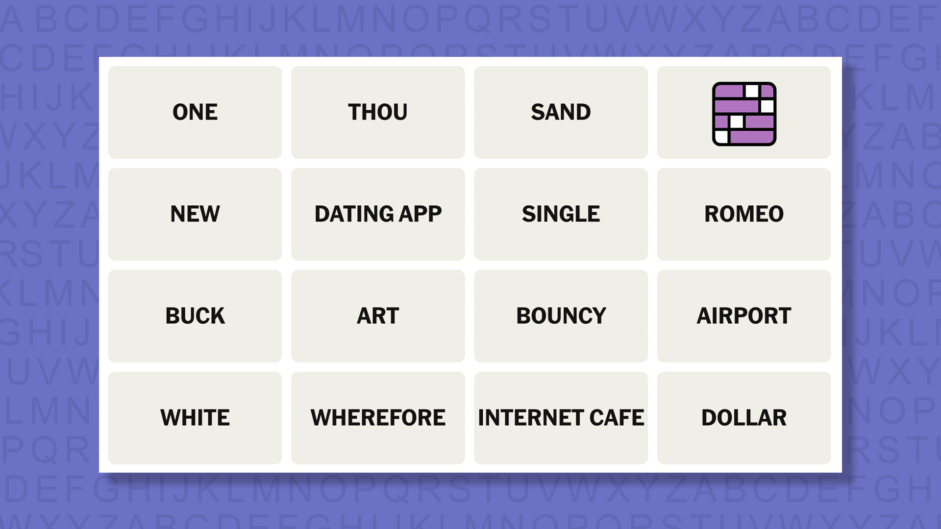 NYT Connections hints for game 1000 on a purple background