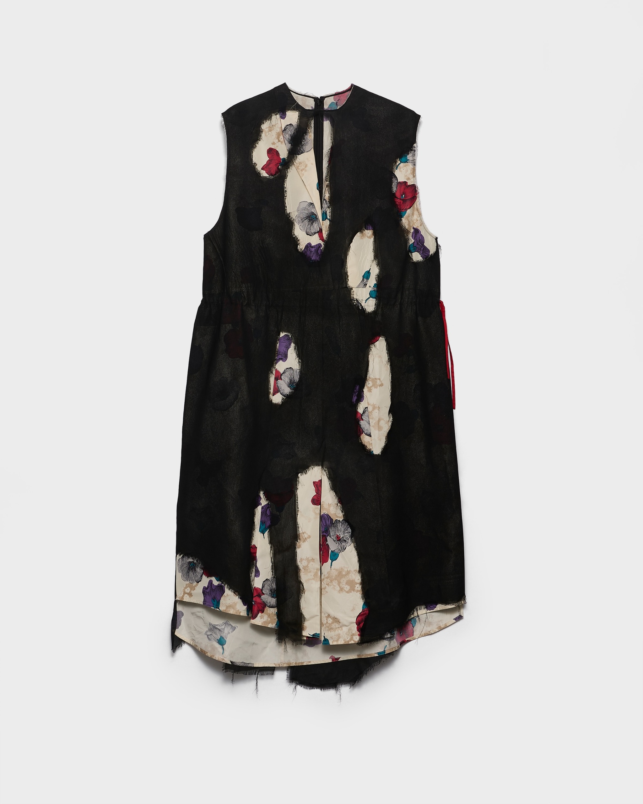 Devor&amp;eacute; Georgette Dress - Black