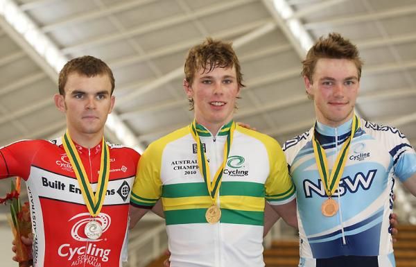 Men's omnium podium