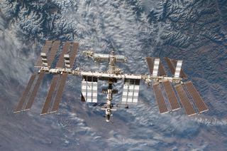 The International Space Station, as photographed by crewmembers aboard the space shuttle Endeavour in 2010.