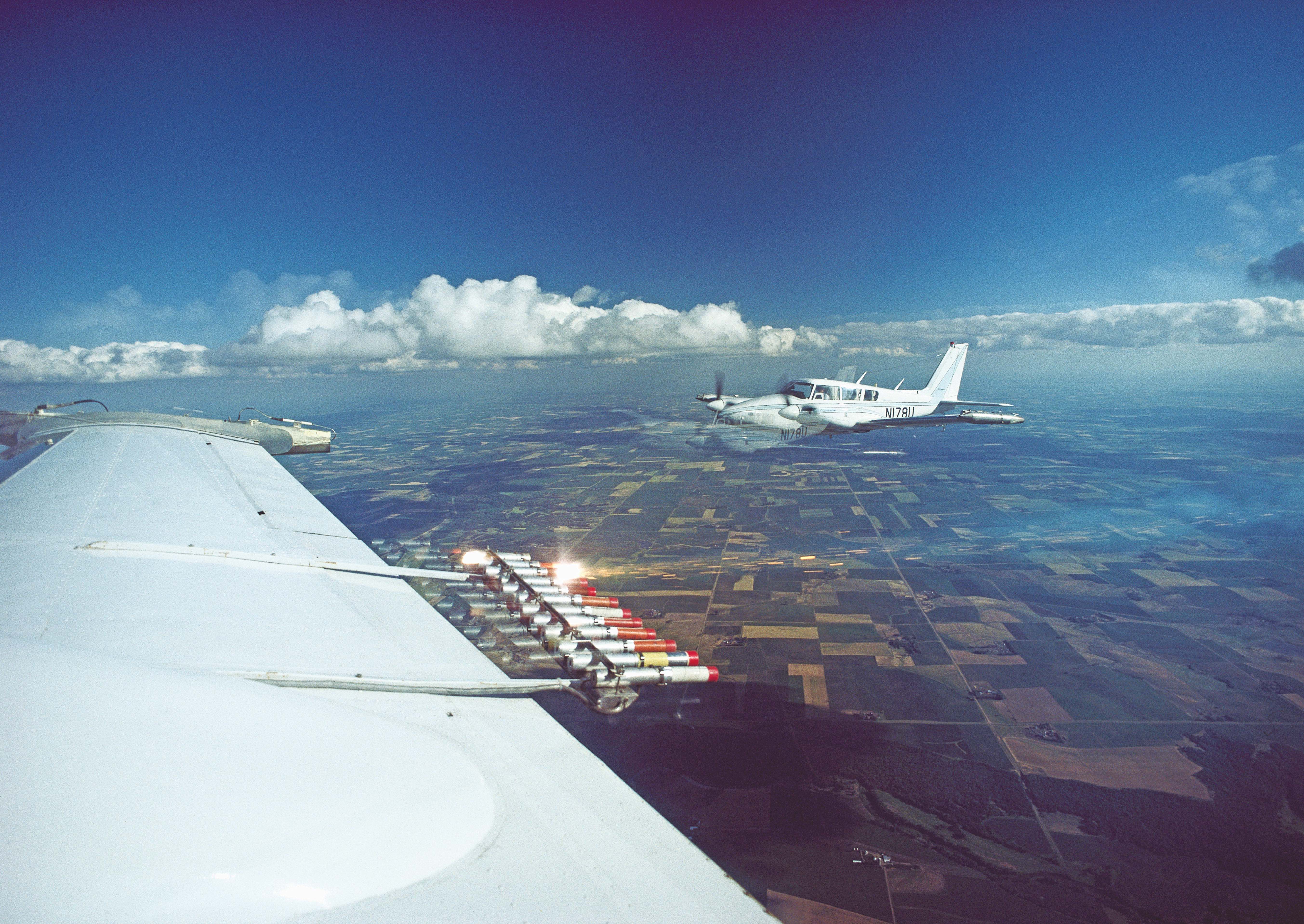 Cloud seeding in practice