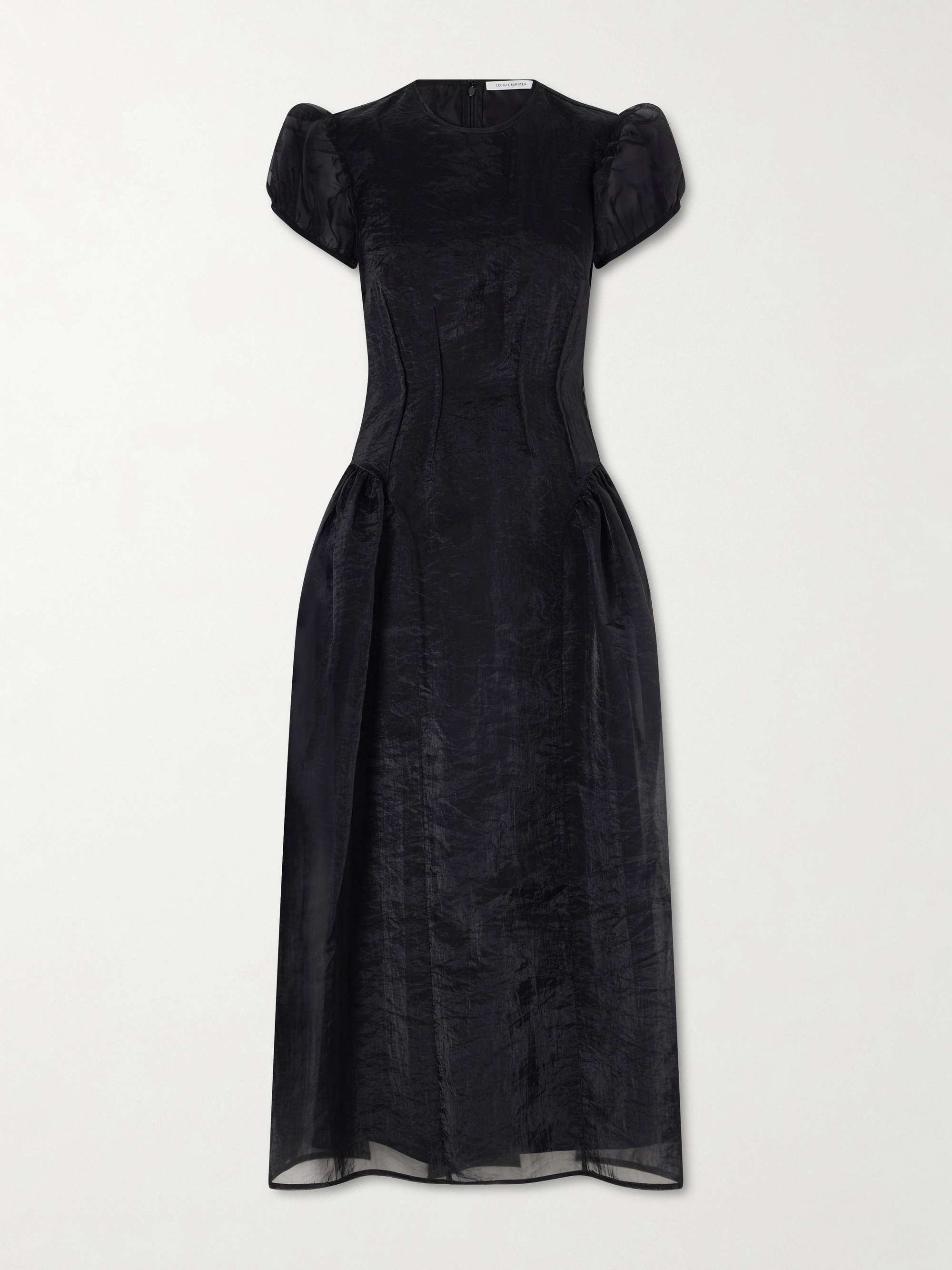 cleopatra organza midi dress