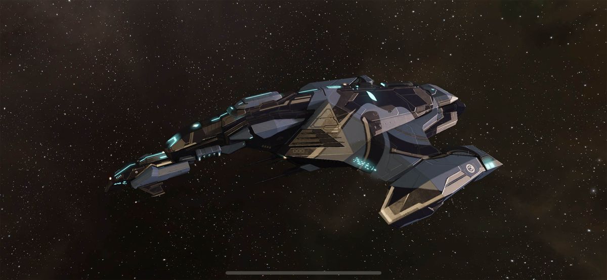 A still image from "EVE Echoes," a mobile MMO spin-off of "EVE Online" coming in August 2020.