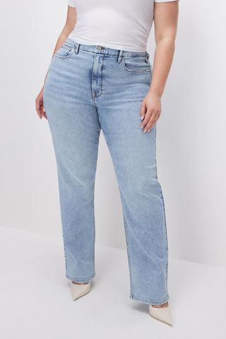 Good American Good Icon Straight Jeans