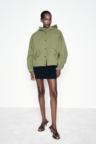 Short Hooded Jacket