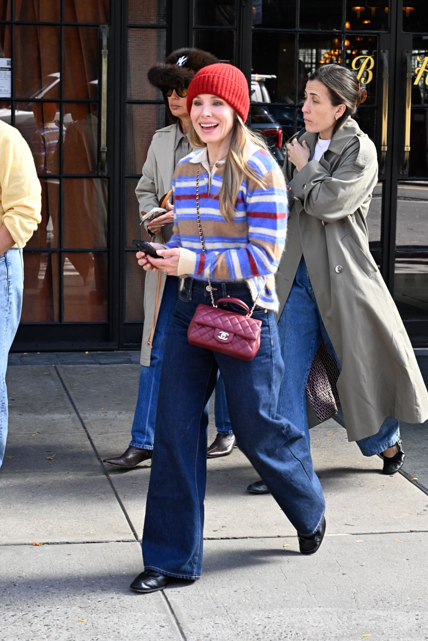 Kristen Bell is seen walking in SoHo on October 20, 2026 in New York City.