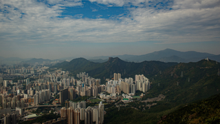 View from Suicide Cliff Hong Kong.