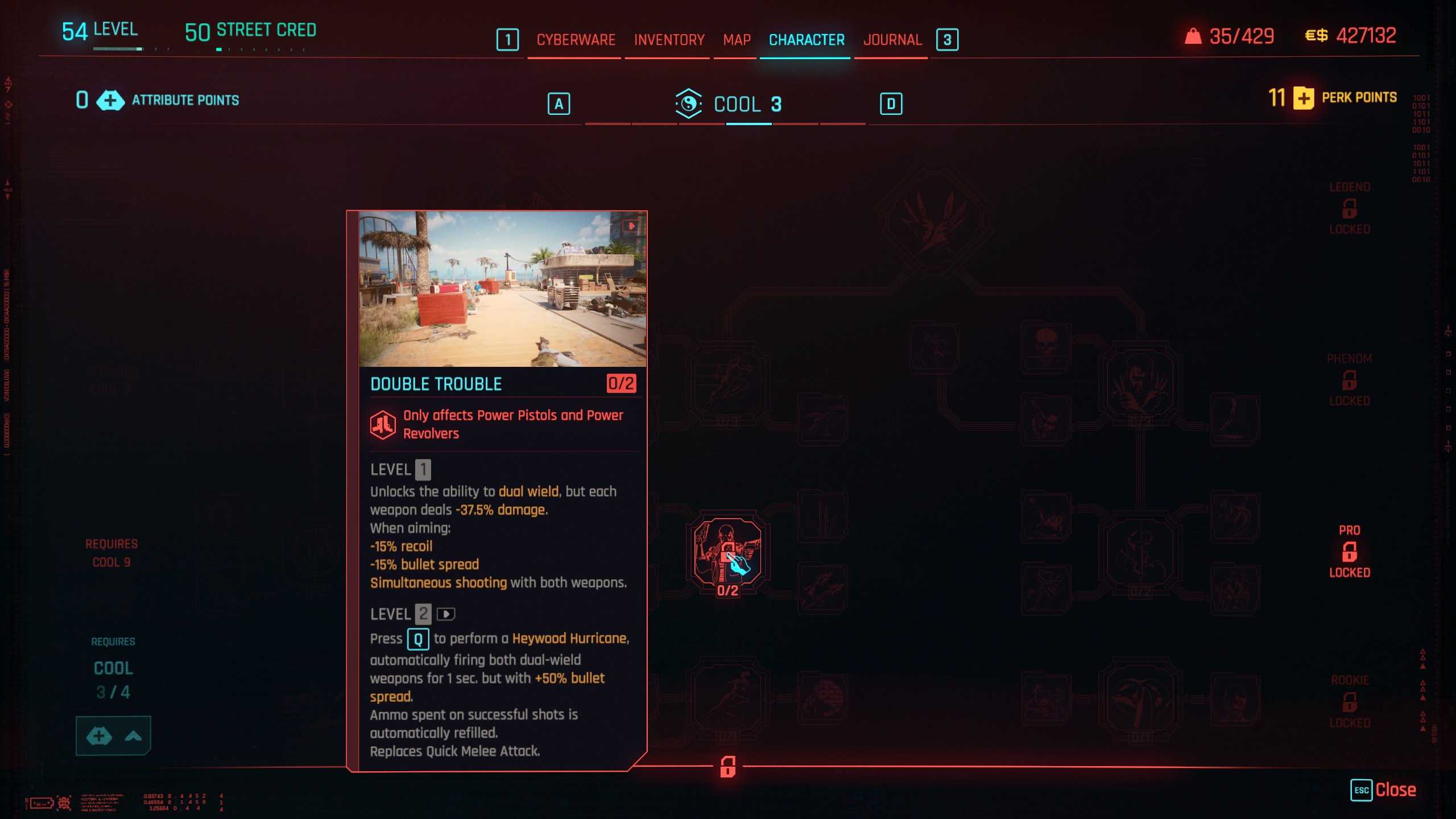 Cyberpunk 2077 dual wield skill