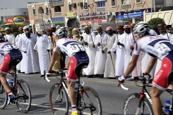 Lotto-Belisol riders set the pace.