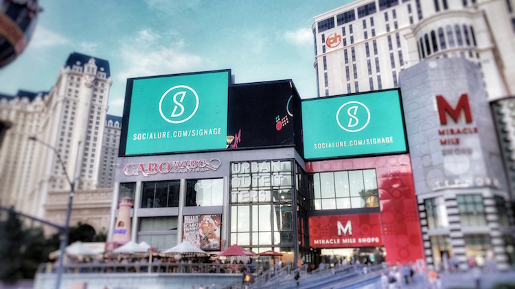 Sociallure, Adomni Partner to Bring Affordable DOOH Experiences to Las Vegas