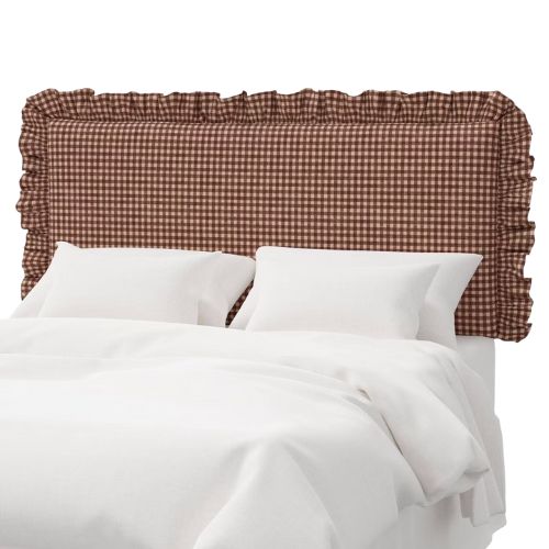 Target, Ruffled Wall-Mounted Headboard in Gingham Berry