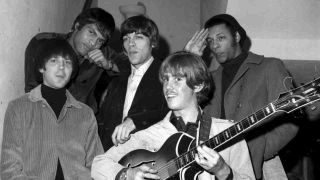 Love posing for a photograph backstage at a club in 1970