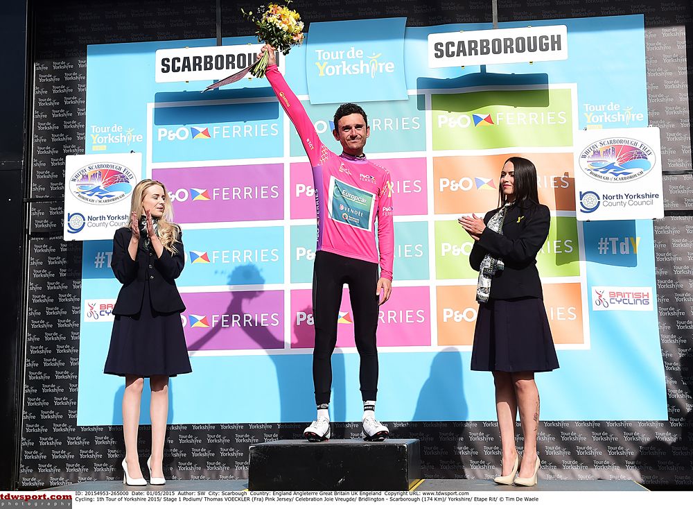 Perrig Quemeneur (Europcar) in the mountains jersey