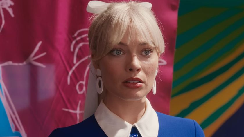 Margot Robbie as Barbie in the Barbie movie.