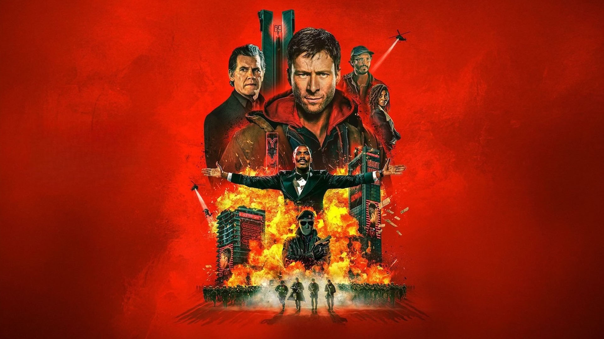 The Running Man poster.