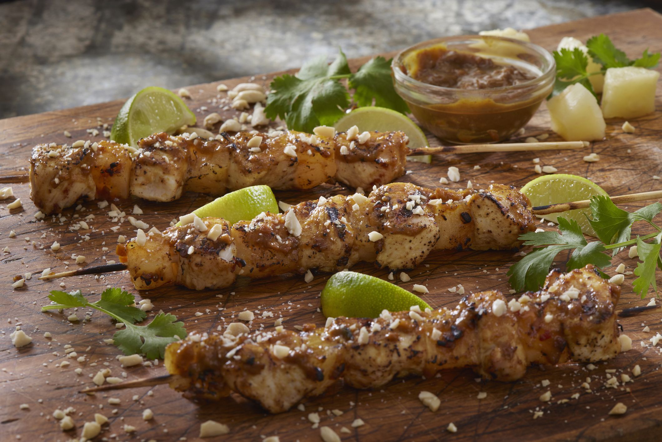 WW lemongrass chicken kebabs recipe