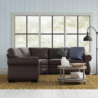 Westville Leather 142" Symmetrical Sectional | $7334.18