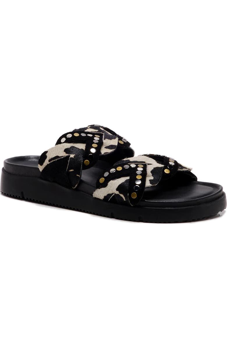 Leo Genuine Calf Hair Sandal