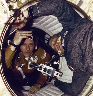 First International Space Crew Reunites for Mission's 35th Anniversary
