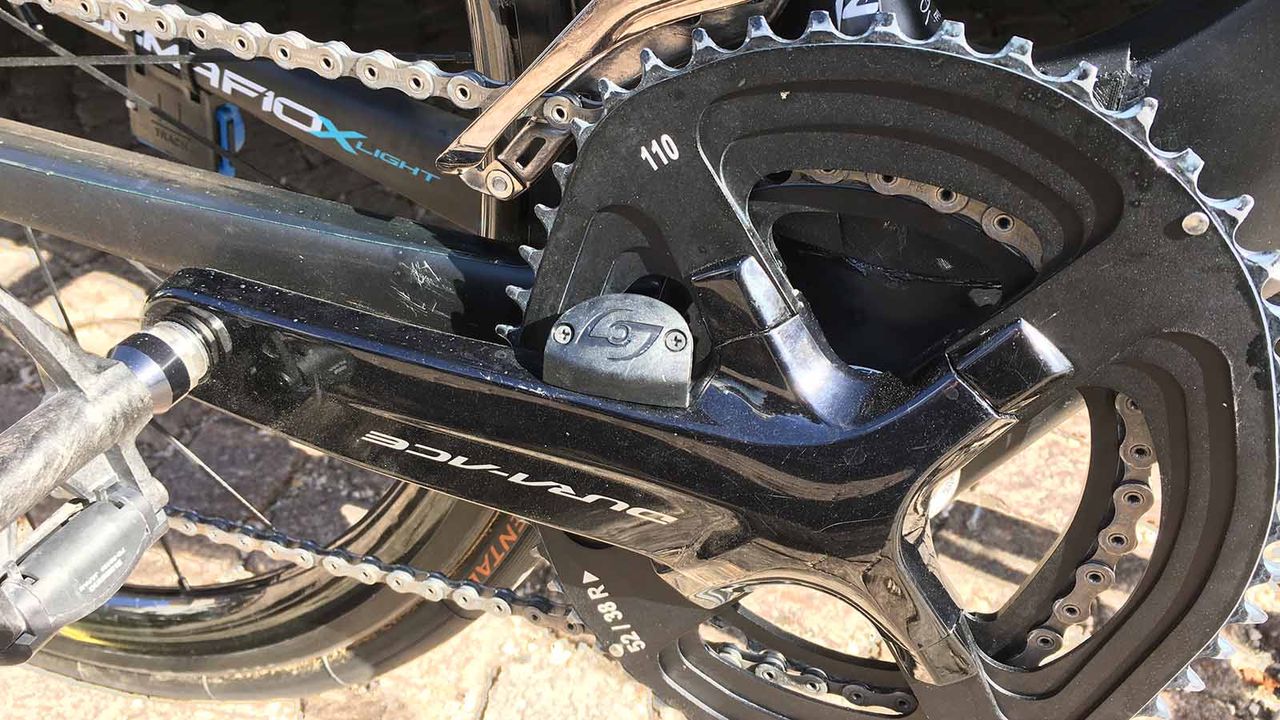 Stages provide Chris Froome's bike with a dual-sided power meter