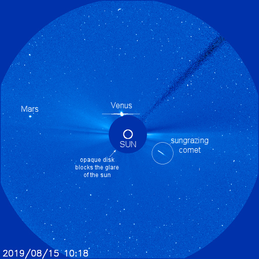 A Doomed Comet Just Fell Into the Sun. Here's the Video.