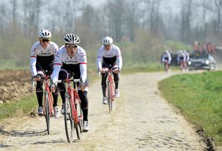 Trek Factory Racing training for the 2015 Paris-Roubaix