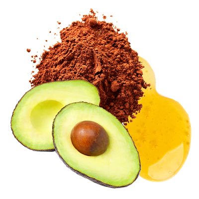 cocoa, honey, avocado mask