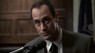 christopher meloni as Stabler in the Law & Order: SVU pilot