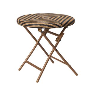 Aster Patio Folding Table with wicker design