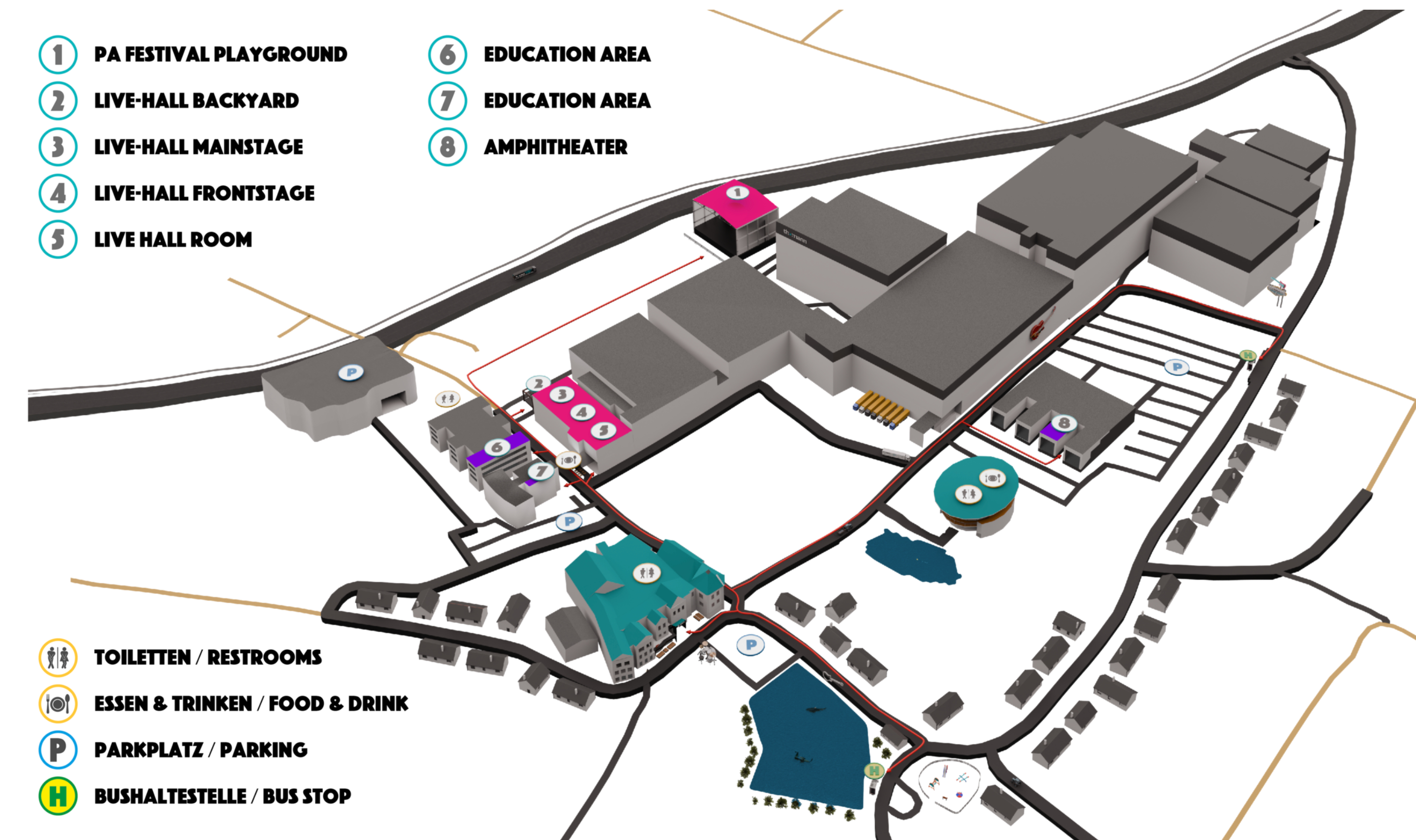 Thomann's Live Days map