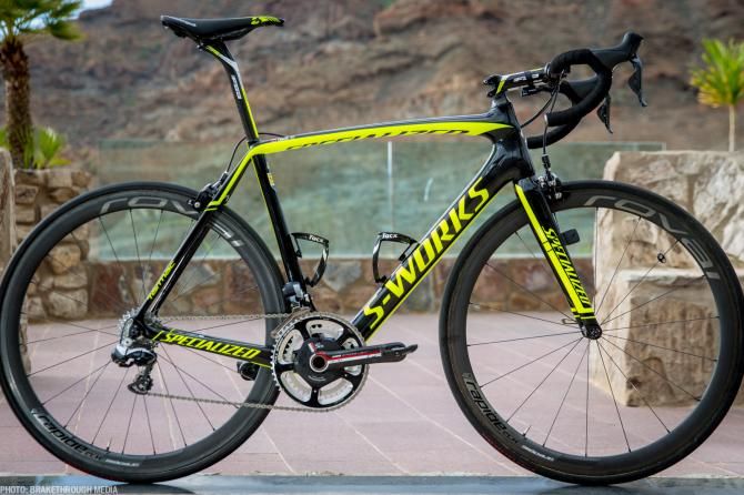 The 2015 Tinkoff-Saxo Specialized bike