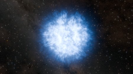 The first stage of a superkilonova, a massive star dies in a supernova explosion