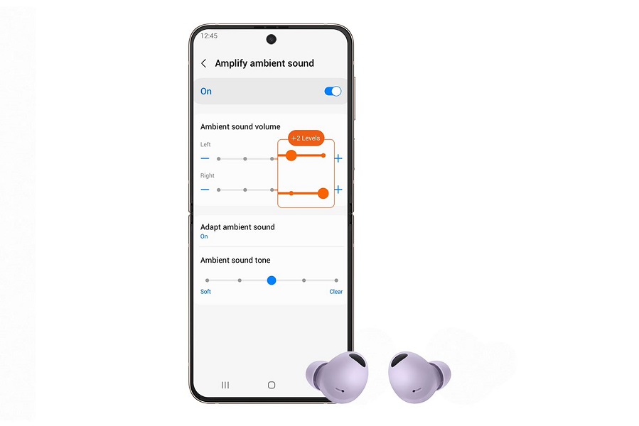 New Ambient Sound controls for the Galaxy Buds 2 Pro.