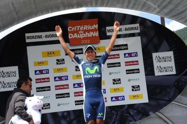 Nairo Quintana (Movistar Team) won in Morzine