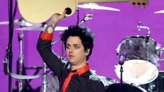 A picture of Green Day's Billie Joe Armstrong at the American Music Awards