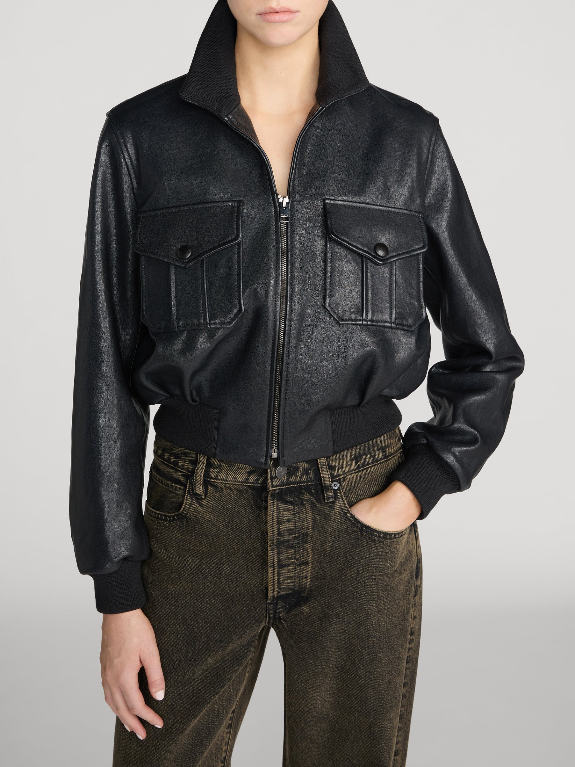 Frame, The Leather Ace Jacket