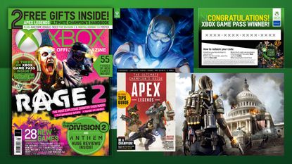An image of Official Xbox Magazine with the chance to one year's Xbox Game Pass access