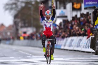 Katusha’s Luca Paolini wins the 2015 Gent-Wevelgem