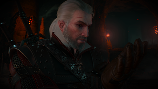 Witcher 3's Geralt having a think