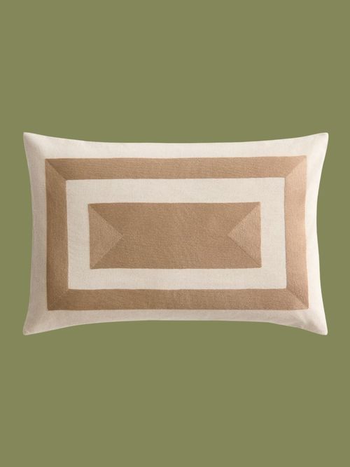Linen-Blend Cushion Cover